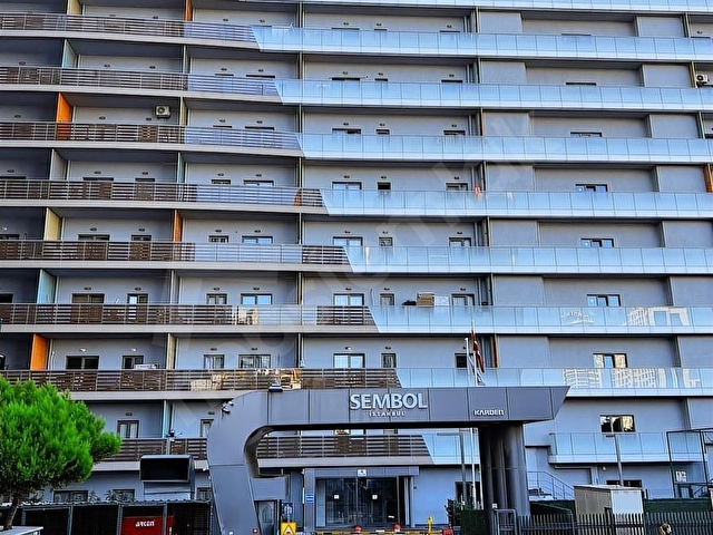 SEMBOL İSTANBUL GÜVENLİKLİ SİTEDE BEYAZ EŞYALI 1+1 HAVUZ CEPHE - Görsel 11