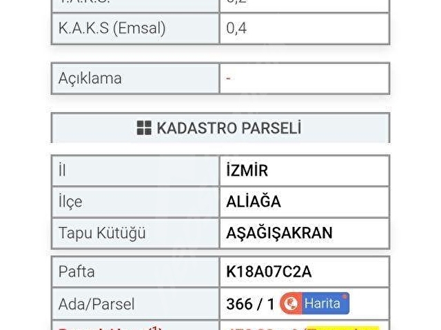 Aliağa Aşağışakran Mahallesinde Villa İmarlı Satılık Arsa - Görsel 10