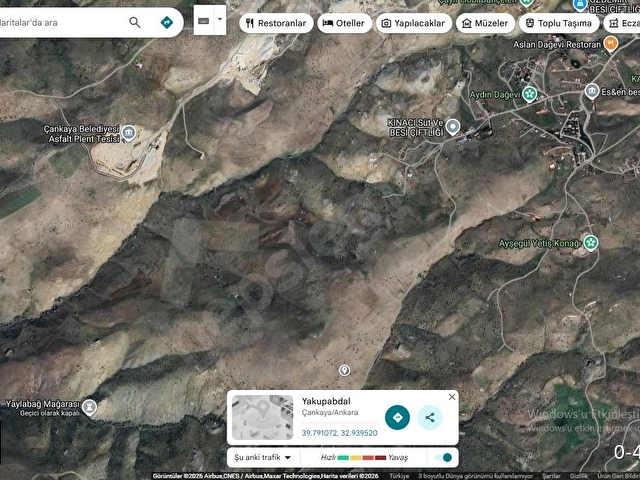 ÇANKAYA / YAKUPABDAL MAH. 500 M2 TARLA - Görsel 5