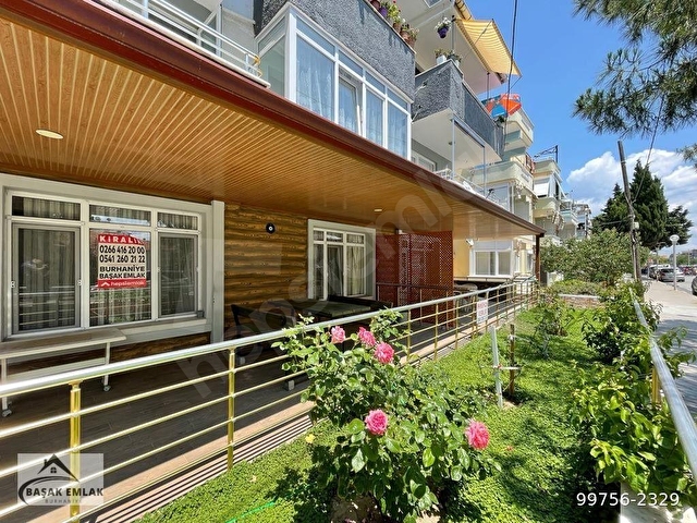 ÖĞRT MAH PLAJA 100 M DOĞALGAZLI KLİMALI KİRALIK 1+1BAHÇELİ DAİRE