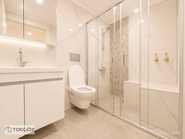 CADDE YAKINI MERKEZİ KONUMDA OTOPARKLI 3+1 SIFIR GENİŞ DAİRE - Görsel 20