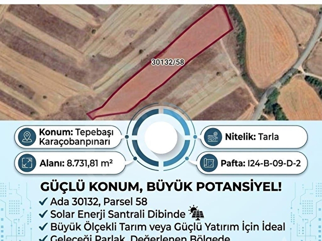 KARAÇOBANPINARINDA YATIRIMLIK SATILIK TARLA - Görsel 2
