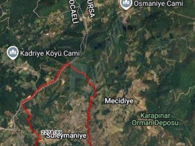 İZNİK SÜLEYMANİYEDE İMAR SINIRINDA 5000m2 SATILIK ARAZİ - Görsel 22