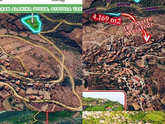 BALIKESİR KEPSUT SARIFAKILARDA KÖYÜN DİBİNDE SATILIK TARLA - Görsel 5