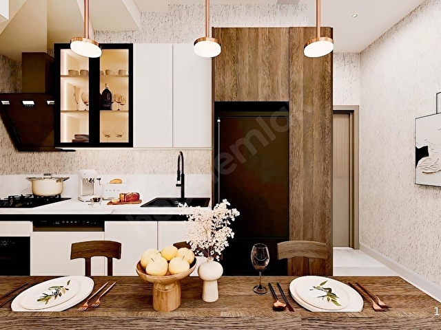 BELEK MEVA WHITE DREAMS 3+1 SIFIR SİTE İÇİ YÜZME HAVUZLU TERASLI - Görsel 14