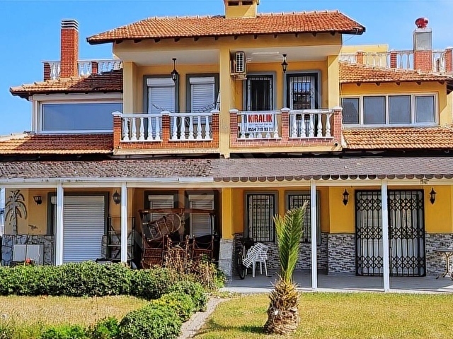 DENİZE SIFIR SİTEDE 4+1 FUL ESYALI DEVAMLI KİRALIK VİLLA - Görsel 12