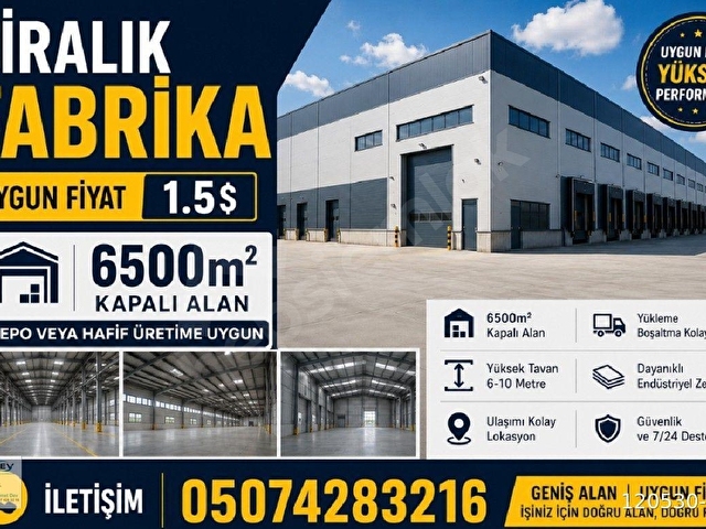 KİRALIK FABRİKA