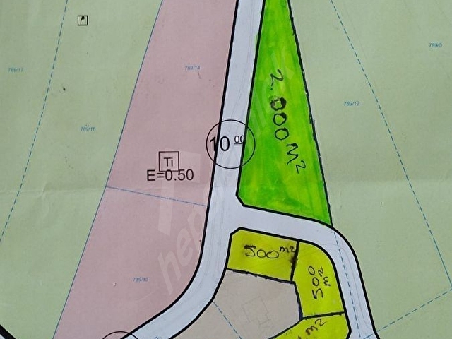 BEYKÖY İSTİKLAL MAHALLESİ 3 KAT İMARLI 500 M2 SATILIK ARSA