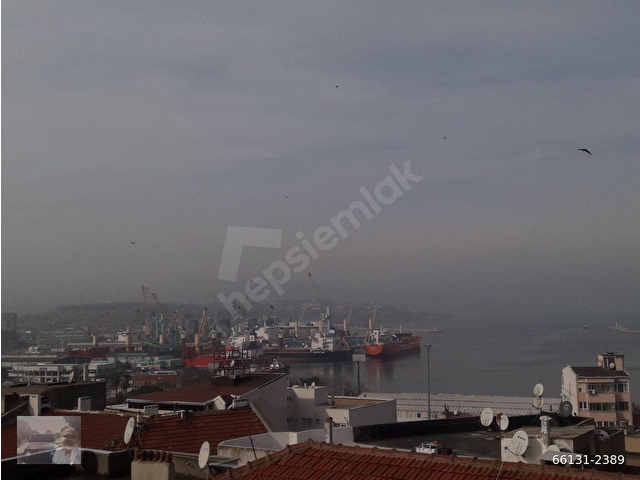 BANDIRMA MERKEZDE ÇATI EMLAK KİRALIK EŞYALI 1+1 FUL DENİZ MANZARALI(ABONELİK AÇIK) - Görsel 19