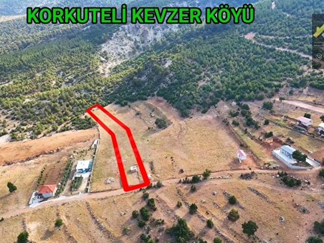 KORKUTELİ KEVZER KÖYÜ SATILIK 2.227M2 TARLA 1.350.000 - Görsel 8