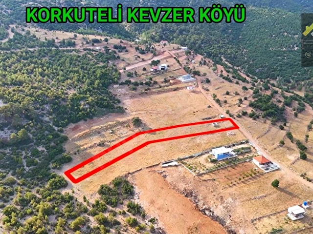 KORKUTELİ KEVZER KÖYÜ SATILIK 2.227M2 TARLA 1.350.000 - Görsel 4