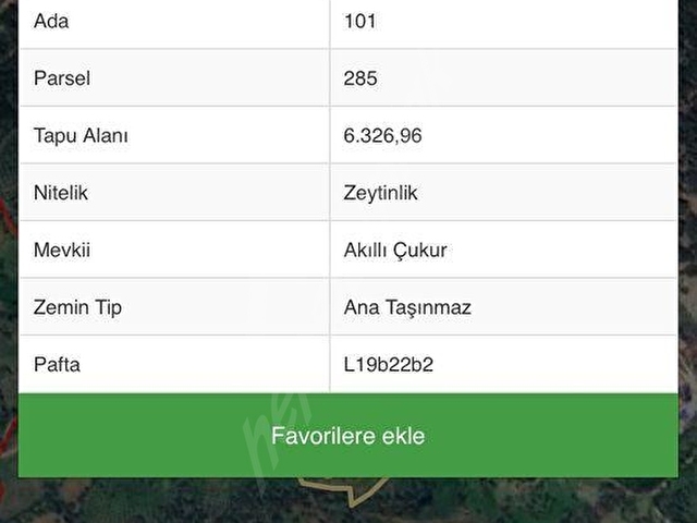İZMİR ÖDEMİŞTE SATILIK ARSA - Görsel 11