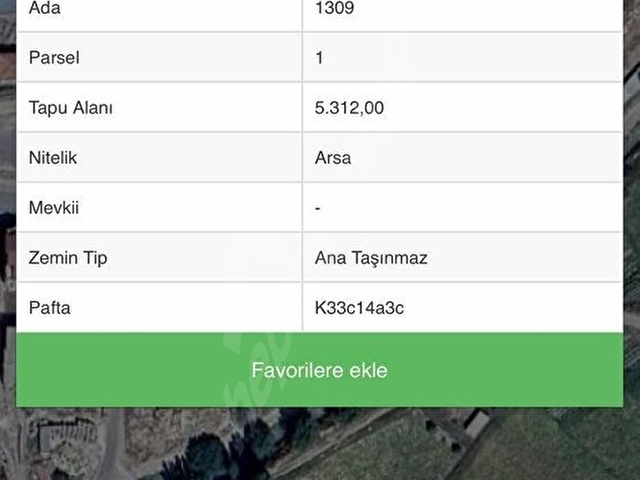Ürgüp yani sanayi sitesin satılık hisse