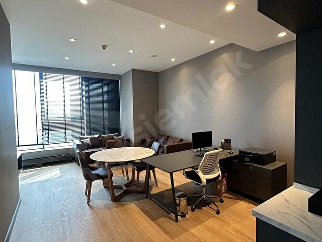 FOADAN Bahçeşehir Sheretonda Kiralık 1+1 Sıfır Eşyalı OFİS - Görsel 16