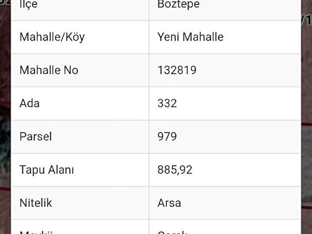 885 m2 Konut İmarlı Arsa - Görsel 6