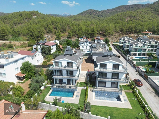 FETHİYE ÇİFTLİKTE 355 M2 ARSA İÇİNDE SIFIR 4+1 HAVUZLU VİLLA - Görsel 7