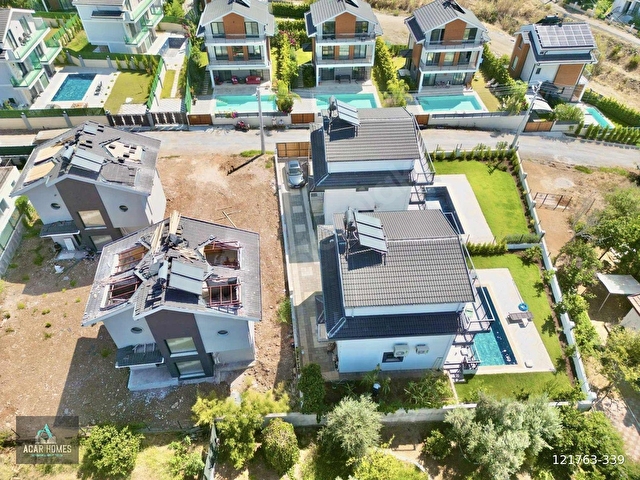 FETHİYE ÇİFTLİKTE 355 M2 ARSA İÇİNDE SIFIR 4+1 HAVUZLU VİLLA - Görsel 2