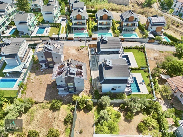 FETHİYE ÇİFTLİKTE 355 M2 ARSA İÇİNDE SIFIR 4+1 HAVUZLU VİLLA - Görsel 3