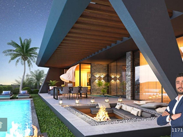 kusadasi nda deniz manzara kapali garajli ozel havuzlu villa