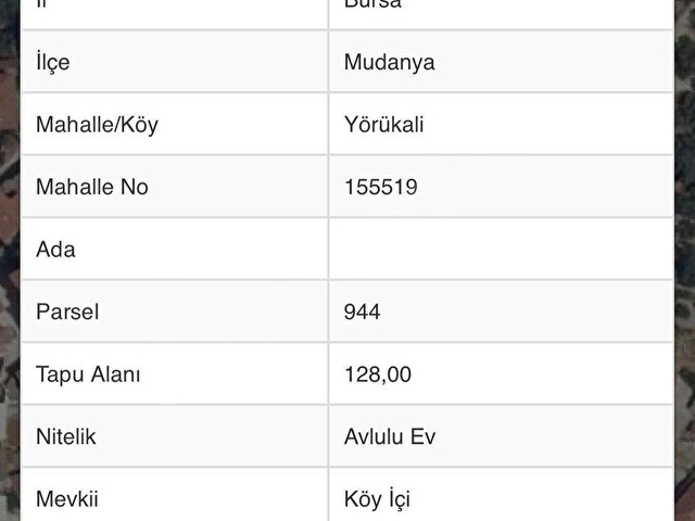 YÖRÜKALİ KÖY MERKEZİNDE | ALT KATI TİCARİ ÜSTÜ KONUT İMARLI 128 m² SATILIK ARSA - Görsel 8