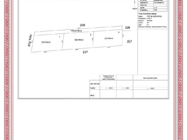 322 M2 İMAR SINIRINDA TARLA - Görsel 7