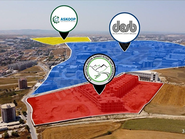 Deliklikaya Sanayi Vaditepe Kooperatifte Satılık - Görsel 18