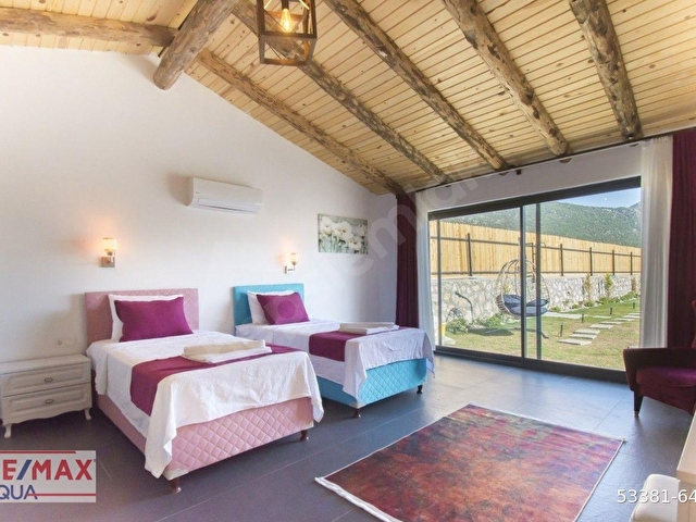 KAŞ BEZİRGANDA 2+1 YAN YANA SATILIK 2 MÜSTAKİL VILLA EN/RU/DE - Görsel 16