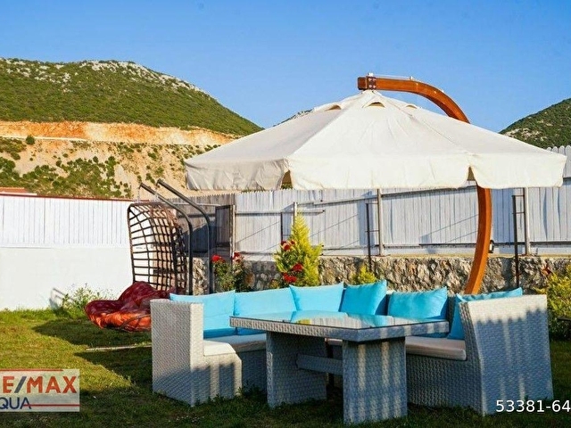 KAŞ BEZİRGANDA 2+1 YAN YANA SATILIK 2 MÜSTAKİL VILLA EN/RU/DE - Görsel 9