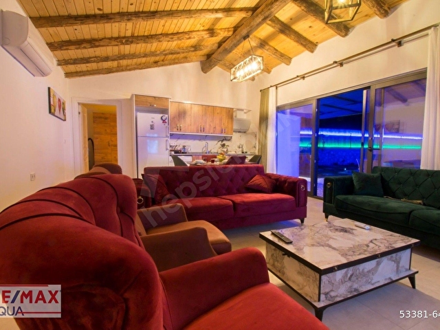 KAŞ BEZİRGANDA 2+1 YAN YANA SATILIK 2 MÜSTAKİL VILLA EN/RU/DE - Görsel 19