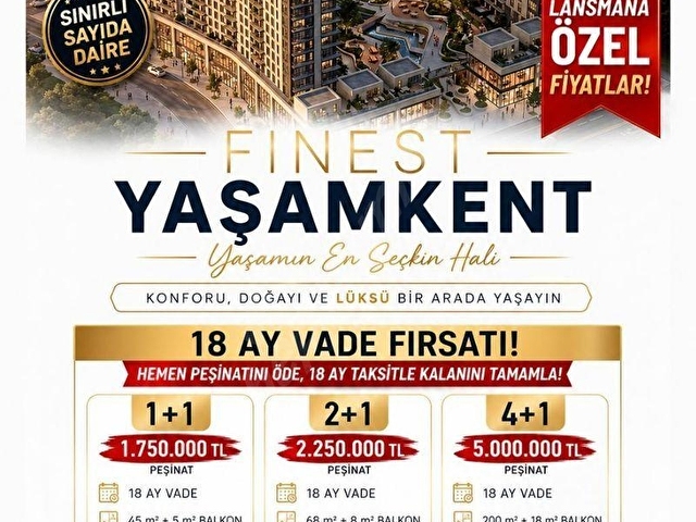 YAŞAMKENTTE KAÇIRILMAYACAK PROJEDEN SATILIK DAİRELER - Görsel 9
