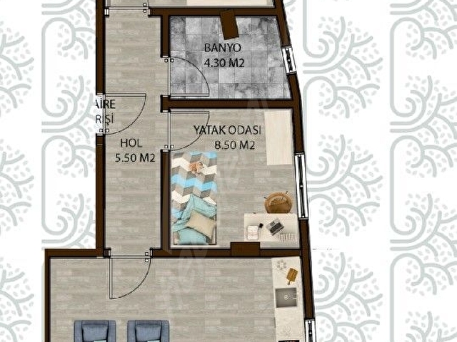 2+1 kiralık sıfır daire video yüklemesi yapildi - Görsel 18
