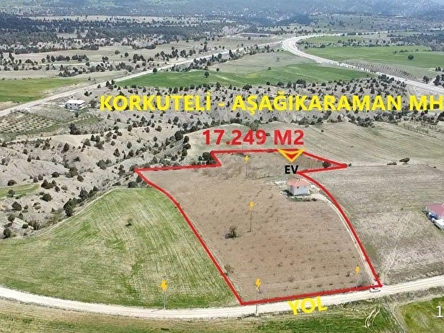 KORKUTELİ AŞAĞI KARAMAN YAYLASINDA SATILIK EV VE BAHÇELİ ARAZİ - Görsel 22