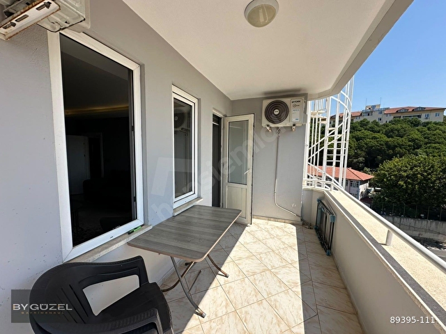 ALANYA GÜLLERPINARIDA EŞYALI KİRALIK 1+1 DENİZ KALE MANZARALI - Görsel 12