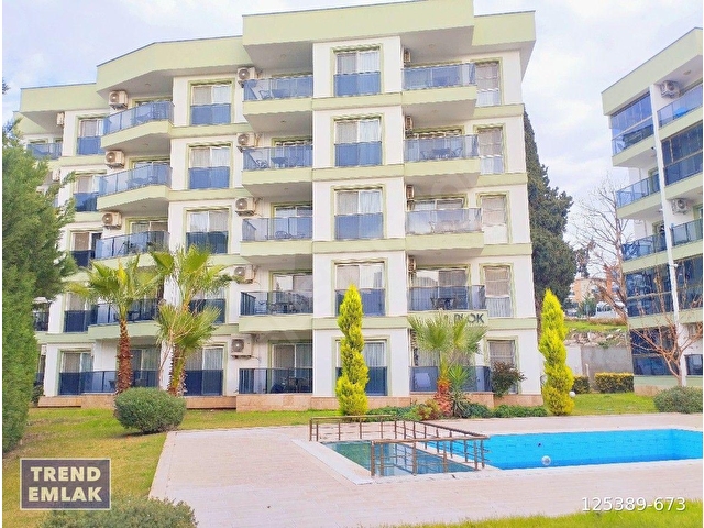 KUŞADASI OTOGAR YANI DÜZ ALAN HAVUZLU SİTE ARA KAT - Görsel 25