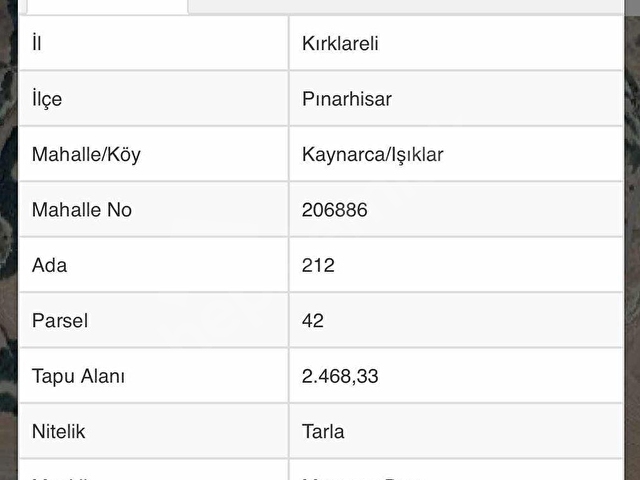MÜSTAKİL TEK TAPULU 2468 M ARAZİ YATURIMLIK - Görsel 5