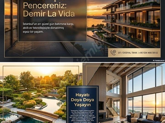 Demir La Vida Sitesinde Satılık Lüks 3.5+1 Daire | 202 m² - Görsel 5