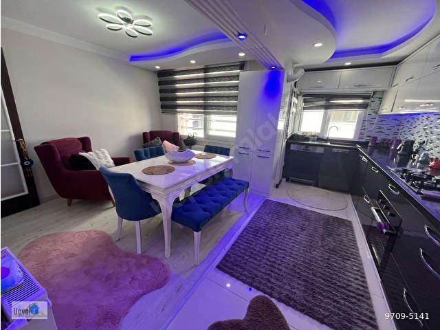 İnönü Caddesi Üzerinde Bahçelievler Mevkinde Metro Önü 2+1 90 m2 Köşe Eşyalı Bakımlı Lüx Daire - Görsel 3