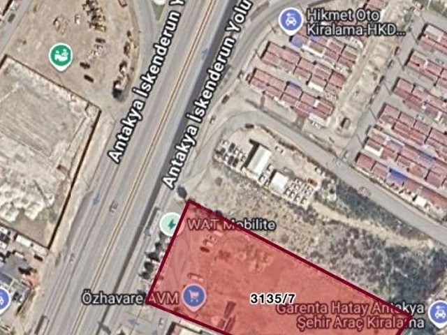 ANTAKYA HONDA KAVŞAĞI’NDA E-5 CEPHELİ 5.009 m² SATILIK TİCARİ ARSA - Görsel 9