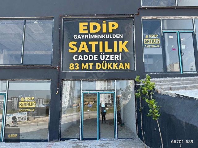 EDİP GAYRİMENKULDEN GÖKTÜRK MH CADDE ÜZERİ 83 MT SATILIK DÜKKAN