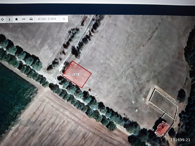 ÇANAKKALE BİGA ÇEŞMEALTI ENGİNKENT 492M2 İMARLI MÜSTAKİL PARSEL