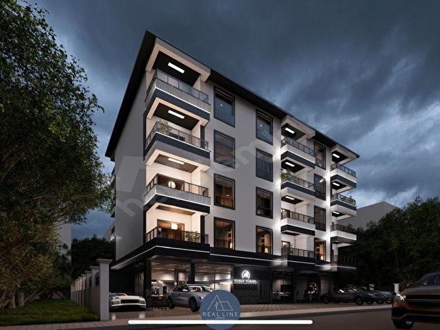 BİRİM EMLAKTAN SATILIK ULTRA LÜX ANAHTAR TESLİM 1+1 DAİRELER TEMELDEN - Görsel 3
