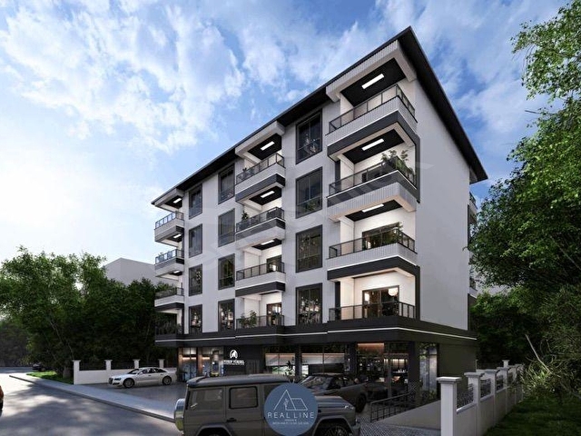 BİRİM EMLAKTAN SATILIK ULTRA LÜX ANAHTAR TESLİM 1+1 DAİRELER TEMELDEN - Görsel 4