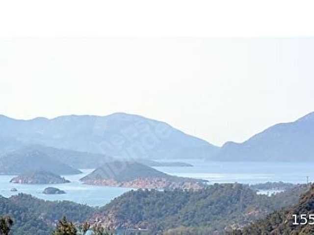 Muğla Fethiye İnlice de deniz manzaralı arazi
