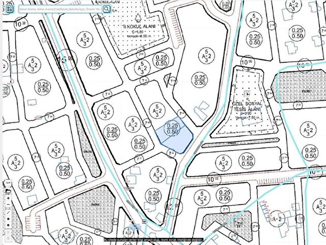 KOMANDO CAD 300M YOLA ÜÇ CEPHELİ 1119 M2 SATILIK TEMİZ PARSEL