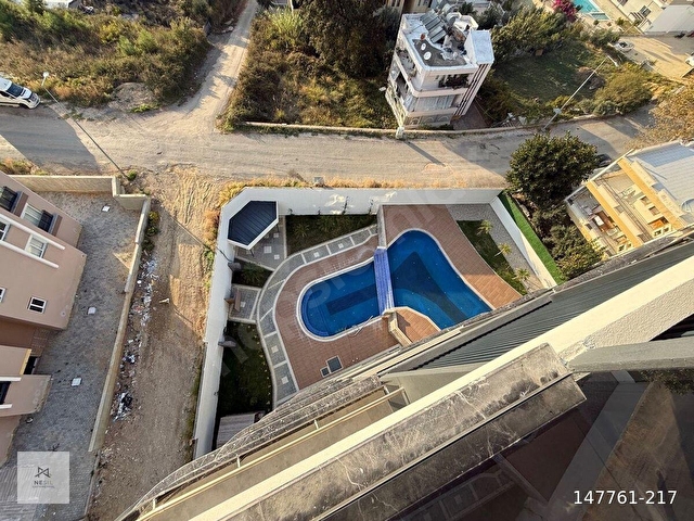 AVSALLAR ALONE TOWER SİTESİNDE LÜKS KONSEPTTE 8.KAT 2+1 71M2 FUL DENİZ MANZARALI KAT MÜLKİYETLİ - Görsel 17