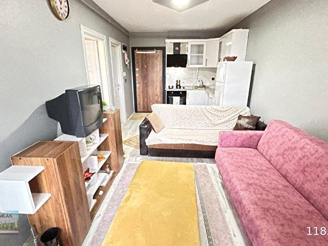 BOSTANPAZARINDA KARAAĞAÇ SERVİSLERİNE YAKIN KAPALI BALKONLU FULL EŞYALI 1+1 KİRALIK DAİRE - Görsel 28