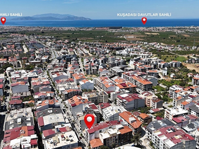 Kuşadası Davutlarda Geniş, Merkezi Konumda Satılık 3+1 Daire - Görsel 27