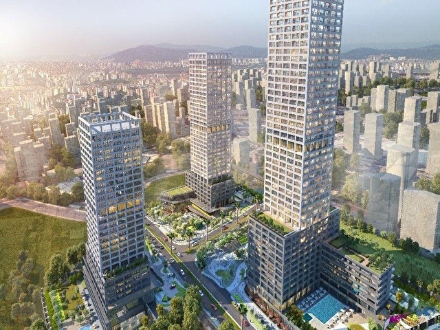 ATAŞEHİR MODERN DE ÖZEL TASARIMLI FULL EŞYALI LÜKS DAİRE..