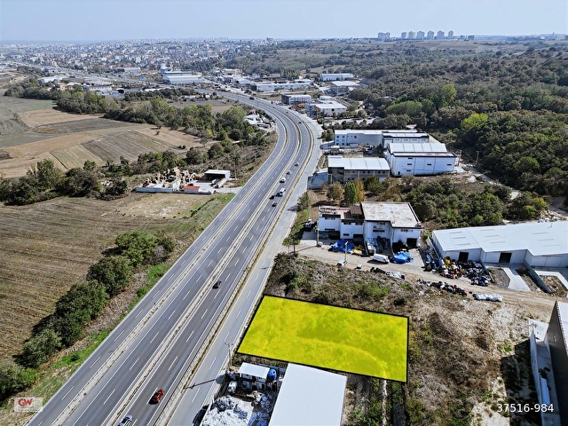 TEKİRDAĞ ÇERKEKZÖY VELİKÖYDE SATILIK TİCARİ ARSA 888m² - Görsel 3