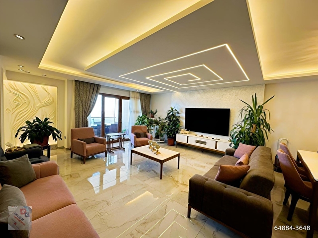 MEZİTLİDE DENİZİN İÇİNDE AKILLI BİNA SİSTEM ULTRA LÜX 265 M2 4+1 - Görsel 5
